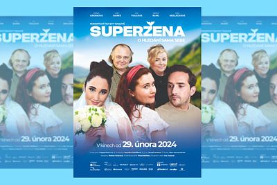 Superžena - film cinema logo poster