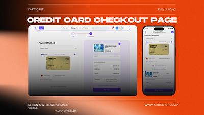 Credit Card Checkout page #DailyUI - Day 2 ui
