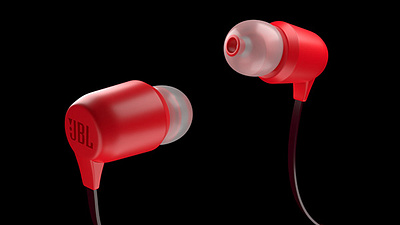 3d Model of JBL Earphones 3dmodel earphones graphicdesign jbl