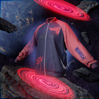 Space Jacket 3d design 3d visualization blender