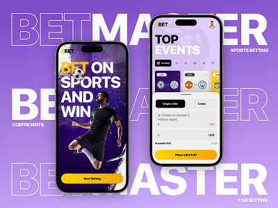 SportBet | Betting App app betting casino design esport figma football sport ui ux web3