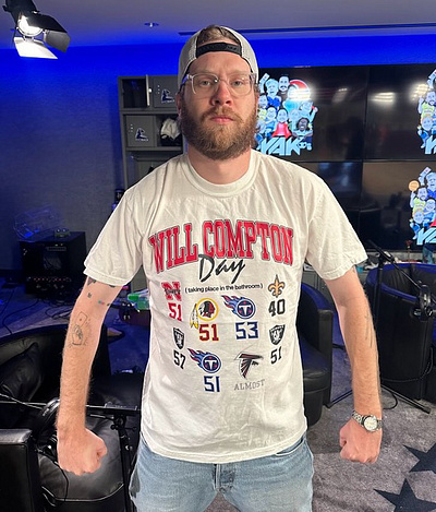 Will Compton Day Shirt design illustration