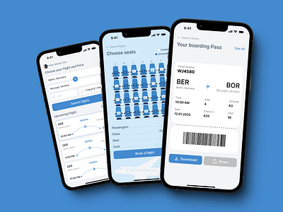 DailyUI 024 Boarding Pass boarding pass dailyui dailyui 024 design graphic design ios mobile ui