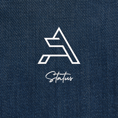 Logo for a denim brand branding clothes denim logo tag ui