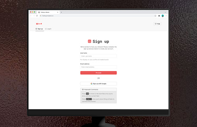 Sign up and Log in screens for a web app design figma landing page log in product design sign up ui user interface web design web ui