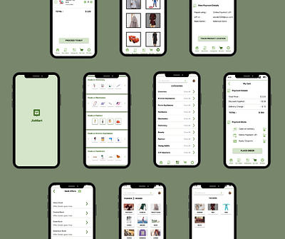 Redesign Challenge - JioMart App challenge e commerce jiomart mobile app mobile ui redesign ui ux