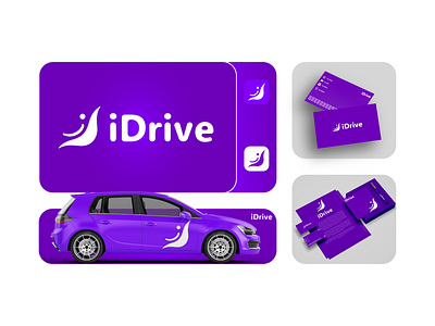 iDrive | Brand Identity brand identity company logo creative design i drive logo design minimalist modern