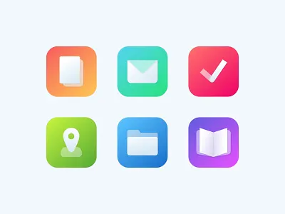 App Icon Design app icon app icons design day 5 design glasmorphism glass icons graphic design icon design icon set mobile app modern icons productivity icons system icons ui ui challenge ui design ui design challenge vector icons vibrant icons web design