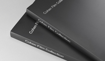 Cohen Film Collection | Book & Web book branding clean design graphic design minimal simple typography web