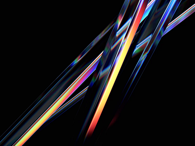 Futuristic animation. Loop 3d abstract animation background blender branding cover design dispersion futuristic glass holographic iridescent refraction render shape template