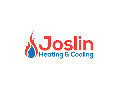 Heating and cooling logo best logo designer branding cooling company logo cooling services logo flame logo graphic design heating and cooling logo heating company logo heating services logo hvac logo hvac services logo joslin heating cooling logo logo logo design logo maker logo with flame minimalist water drop logo