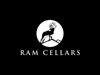 Ram logo best logo designer branding design graphic design illustration logo logo design logo maker minimalist mountain logo ram cellars logo ram logo vineyard logo winery logo