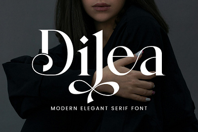 Dilea Modern Elegant Serif Font abstrak animation beautiful best brand branding colorfull design eksotis elegant font font graphic design illustration logo modern pro serif typface ui vector