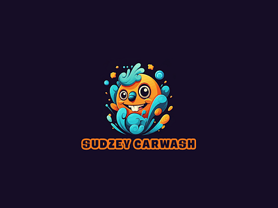 Sudzey-Carwash-logo-1600 app branding design graphic design illustration logo logos typography ui vector