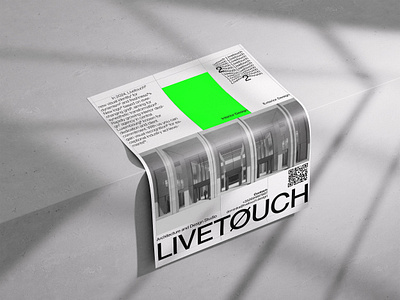 Livetouch x Bagstudios adobe branding design graphic design logo minimal poster