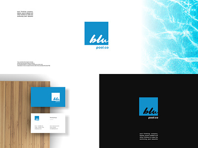 Logo Blu Pool.co branding design designinspiration graphic design logo logodesign logomakers onpose vector