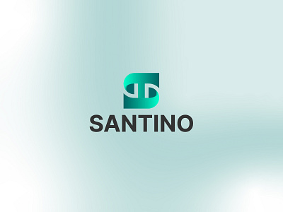 Santino logo design branding design logo print s letter s logo t letter t logo typography