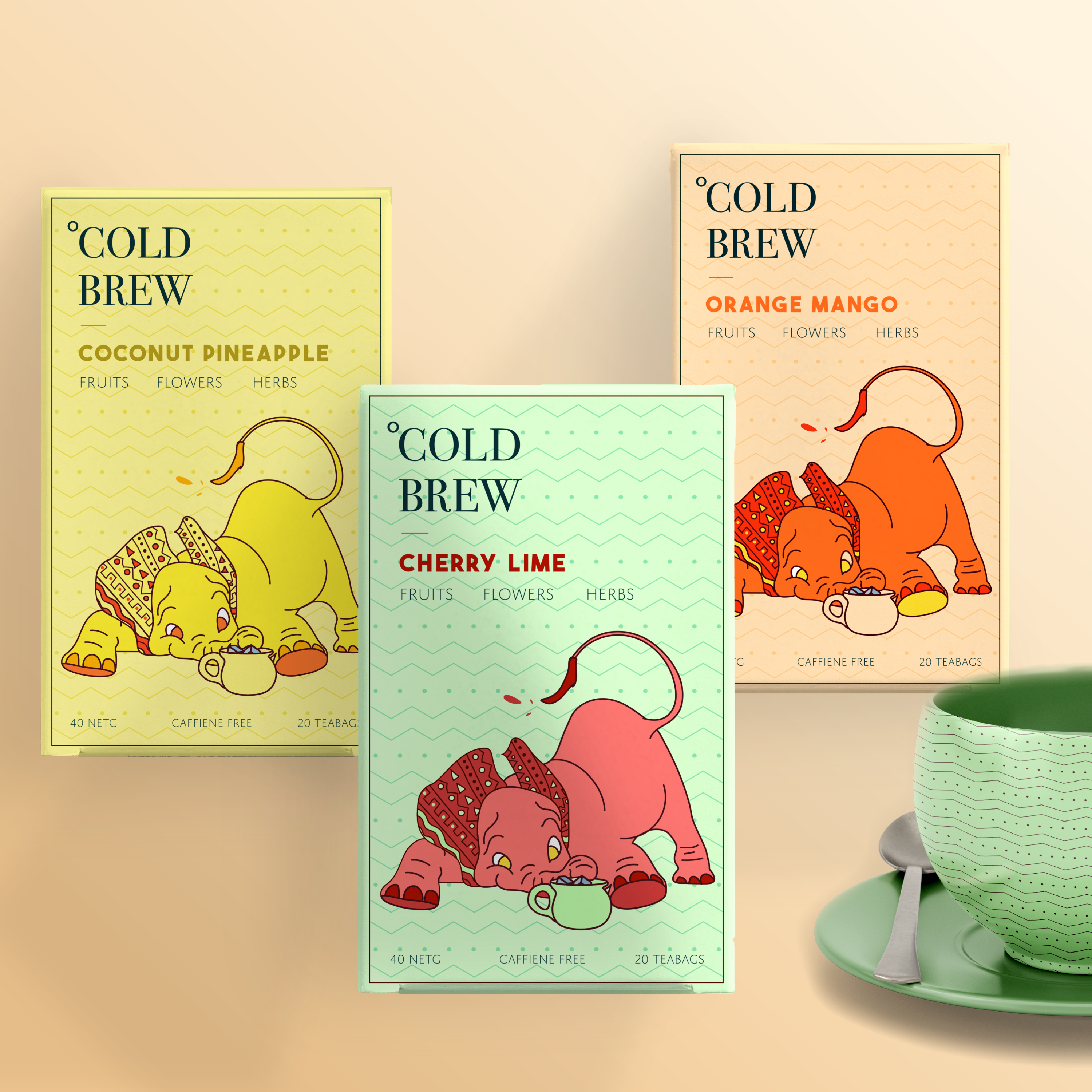 Packaging Redesign | Baldisur Cold Brew Tea brand identity branding cold brew food and beverage packaging graphic design illustration packaging packaging design tea branding visual identity