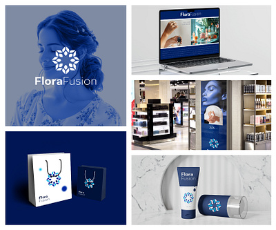 Flora Fusion: Pure Beauty, Refined Design brand identity brandidentity branding creative design graphic design graphicdesign icon illustration illustrator logo logo design logodesigns logos logotype minimal minimalist packaging product professional