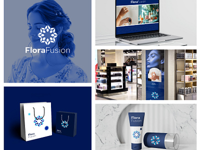 Flora Fusion: Pure Beauty, Refined Design brand identity brandidentity branding creative design graphic design graphicdesign icon illustration illustrator logo logo design logodesigns logos logotype minimal minimalist packaging product professional