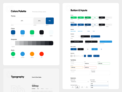 JT Hughes Style Guide branding clean creative design design systen interface modern style guide typography uiux