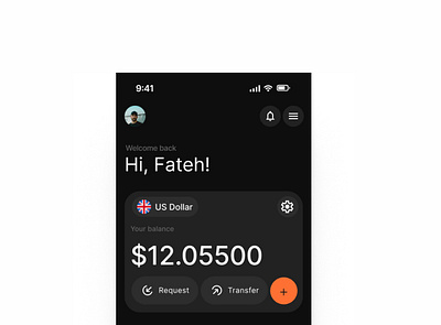 Fintech App Concept fintech product design ui ux