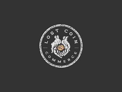 Logo Lost Coint Commerce branding design designinspiration graphic design logo logodesign logomakers logoretro logovintage onpose vector