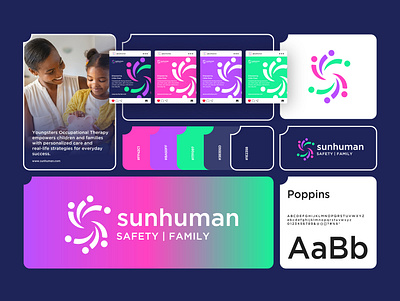 SunHuman | Brand identity app app design branding care graphic design human icon logo logo abstrac logo design logo minimal logo modern logo s logo sun minimalist playfull s sun ui unity