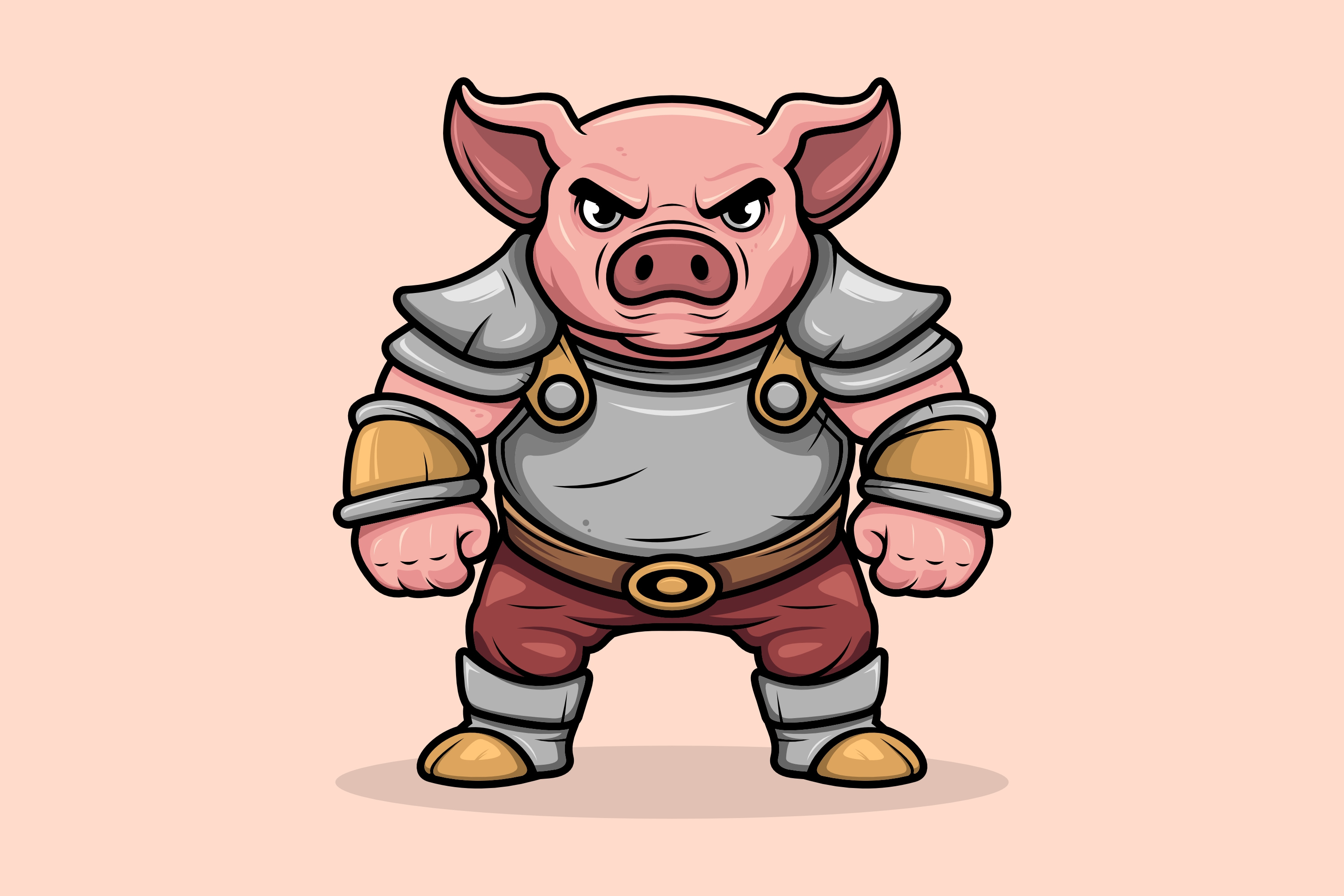 Example of Custom Cartoon Mascot Design