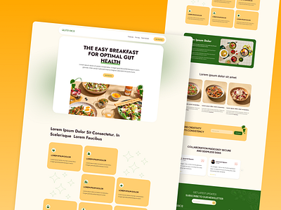 Quite Nice figma food landing page minimal modern quite nice ui