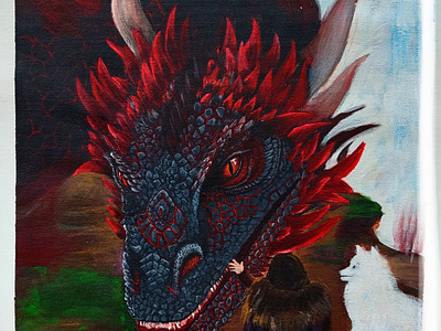 Game of thrones acrylicpainting art challenge design illustration traditionalart weeklywarmup