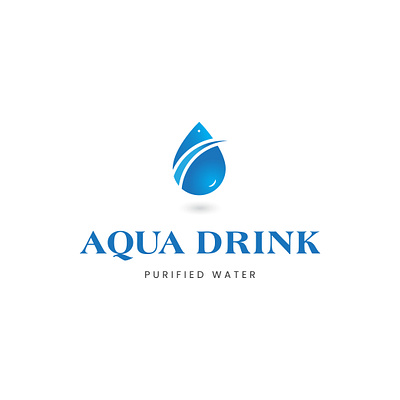 Aqua Drink - A water refilling station branding graphic design illustration logo logo design ui vector