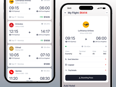 Flight Booking pt.2 app app design booking clean design flight hotel interface ios minimal mobile app sass search ticket travel ui ui design ux ux design web