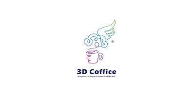 3D Coffee Shop Brand Design branding design graphic design illustration logo