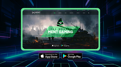 MENT – Gaming Platform animation branding design figma design game game download platform game store game ui gaming interface graphic design illustration logo motion graphics prototype typography ui ui components ux vector