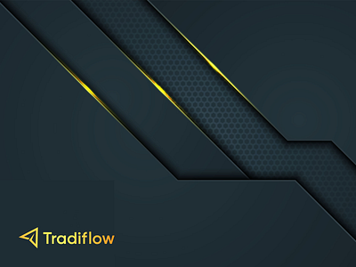 The logo named "Tradiflow" designed by Ansysoft adobe illustrator automated automation tools automations system crm facebook logo design marketing reputation management tradiflow website