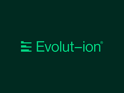 Evolut-ion - Logo Design brand logo brand mark branding charging logo charging station e logo electric charging electric mobility ev ev charging ev logo evolution identity logo logo design logomark power tailored services