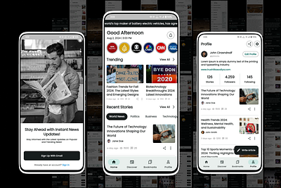 TrueulyNews - Flutter News App For WordPress, Laravel, NodeJS android flutter template