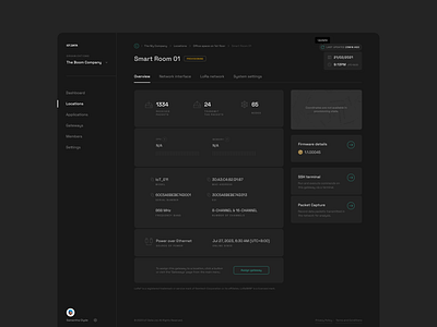 Dashboard for IoT devices dark theme dashboard devices iot light theme product design ui design