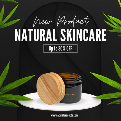 Minimalist Product Design Natural Skincare Promotion - Designer 3d product development wellness products