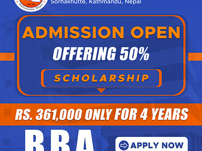 Admission Design graphic design