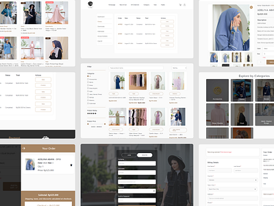 Testimo - Ecommerce Website for Islamic Fashion boho brownlight design figma indonesia islamic uiux uiuxdesign website woocomerce wordpress