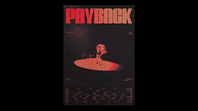 Music motion poster design. Day 2 "The Payback" graphic design motion graphics music poster poster typography