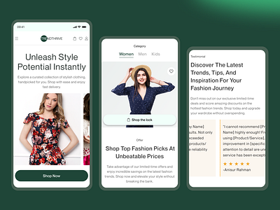 Trendthrive Clothing Website Mobile Responsive bestuiclothing clothigwebsitemobile clothing e commercemobile ecommerce ecommmercemobile fashion fashionmobile mobileresponsive ui