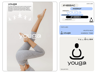 Yoga Studio Logo Design branding design inspiration health logo meditation mental startup ui ux webdesign wellness yoga