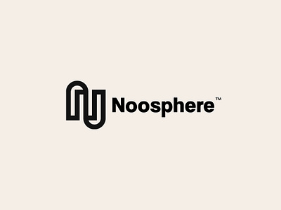 Noosphere logo branding cosmodrome art creative crypto design geometric graphic design illustration lettering logo logofolio malina cosmica mark modern monogram noosphere portfolio sale tech vector