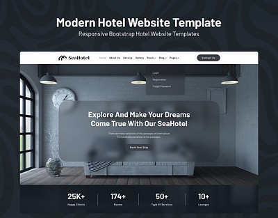 Sea Hotel – Responsive Bootstrap Website Templates bootstrap bootstrap website template design designtocodes hotel hotel agency hotel website hotel website template html template landing page modern hotel website modern hotel website template one page one page website personal resort website resort website template sea hotel