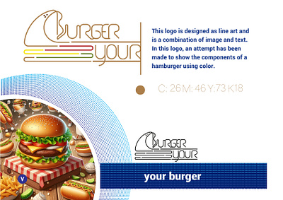 your burger branding graphic design logo