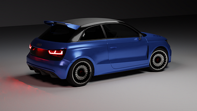 Audi a1 quattro / Car modeling in blender a1 animation audi blender car decegani cars game graphic design low modeling mohammad amin ranjbar poly quattro read