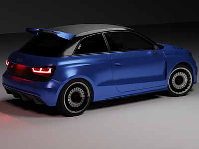 Audi a1 quattro / Car modeling in blender a1 animation audi blender car decegani cars game graphic design low modeling mohammad amin ranjbar poly quattro read